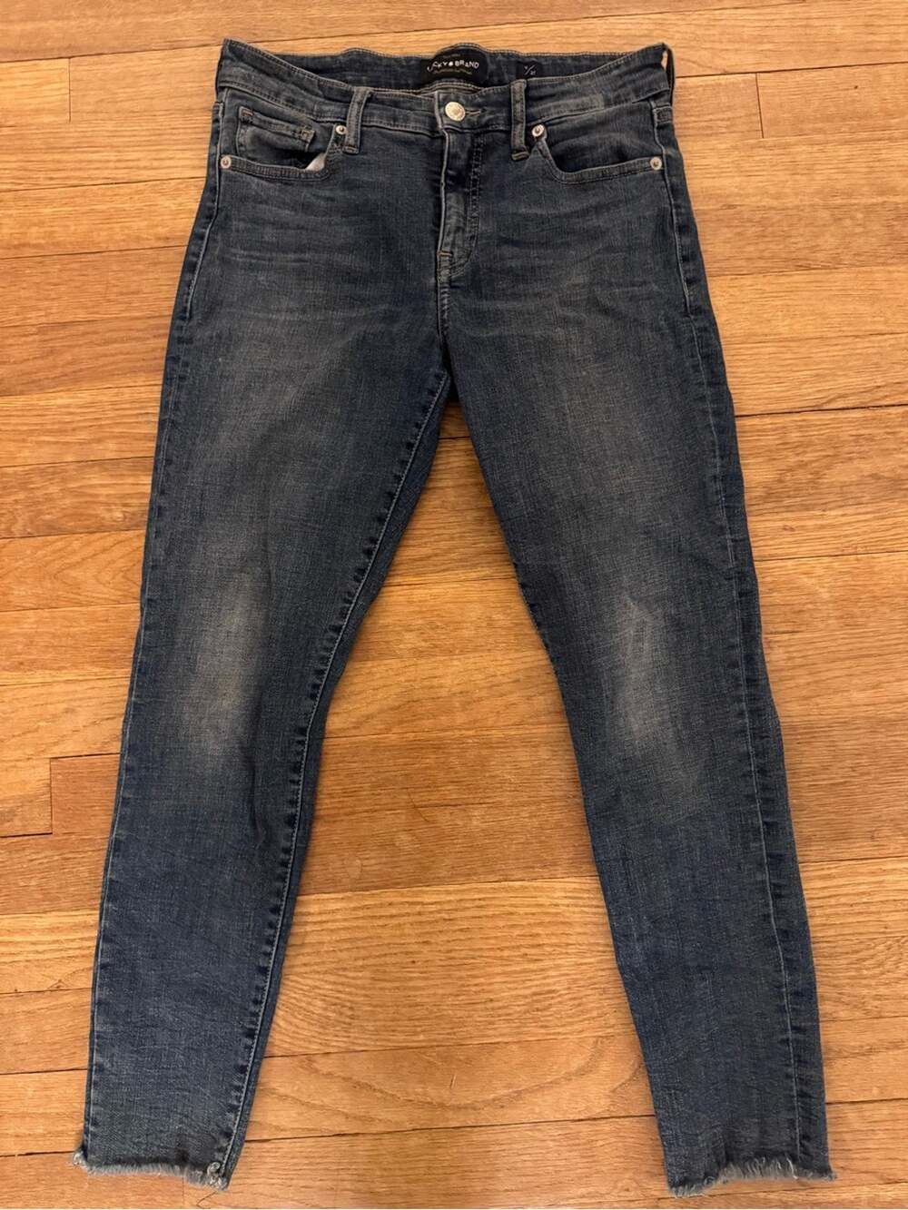 Lucky Brand Women's Blue Skinny Jeans - Size 4 / 27 (Measures 28)
 b53